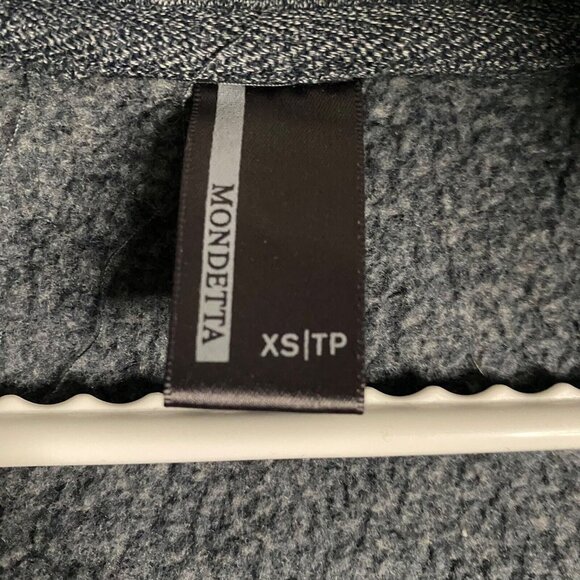 Mondetta Women's Blue Full Zip Performance Wear Fleece Hooded Jacket - Picture 8 of 10